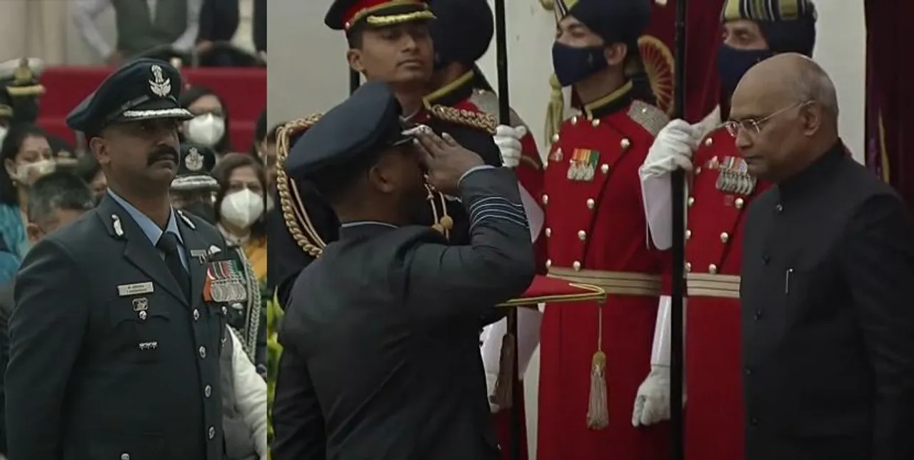  Abhinandan Varthaman awarded Vir Chakra by President [Watch Video]