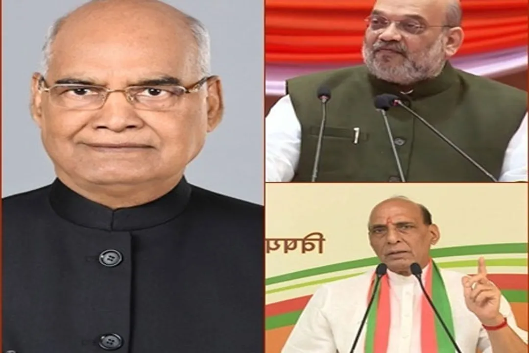  Kovind, Shah, Rajnath pay tributes to bravehearts of 26/11 terror attacks