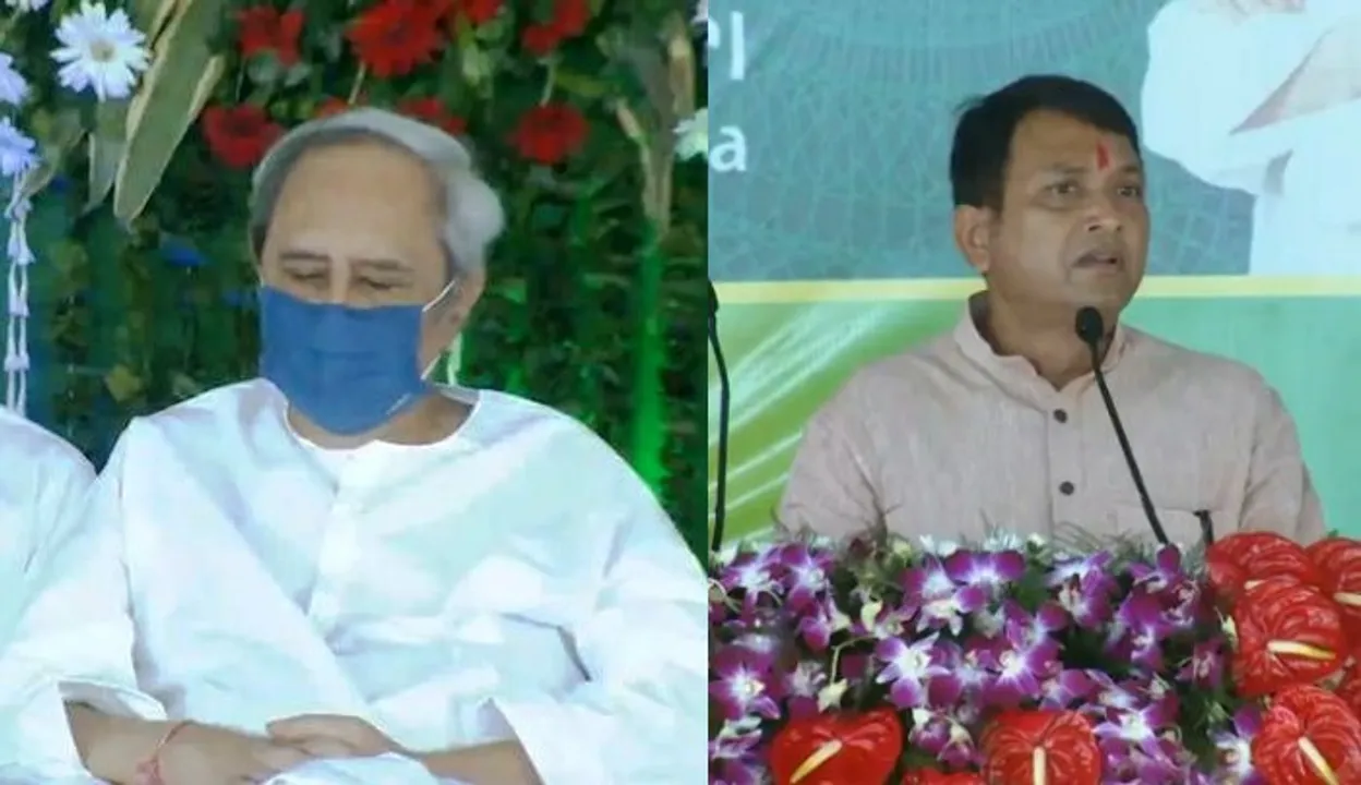  CM Naveen Patnaik, Dibya Shankar Mishra share stage amid Opp's demand for latter's resignation