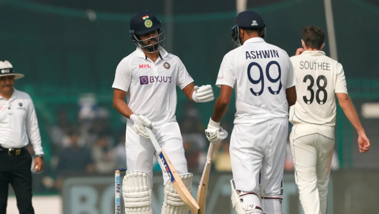  Ind vs NZ, 1st Test: Ashwin, Iyer lead fightback as India reel at 84/5 at lunch on Day 4