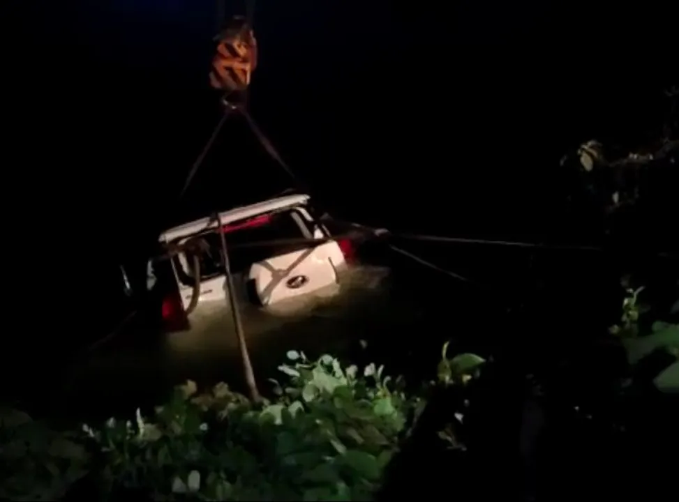  Car plunges into Puri Canal on Bhubaneswar outskirts; 2 missing