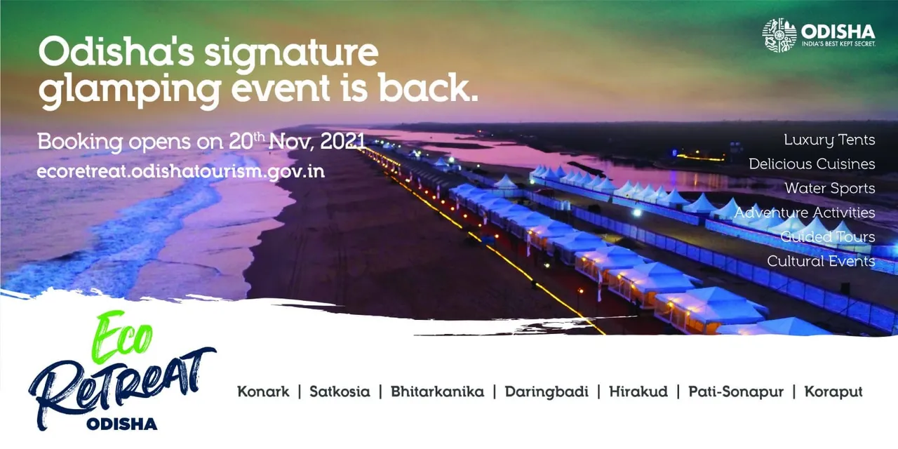  Odisha’s ‘Eco Retreat’ to kickstart soon; booking from Nov 20