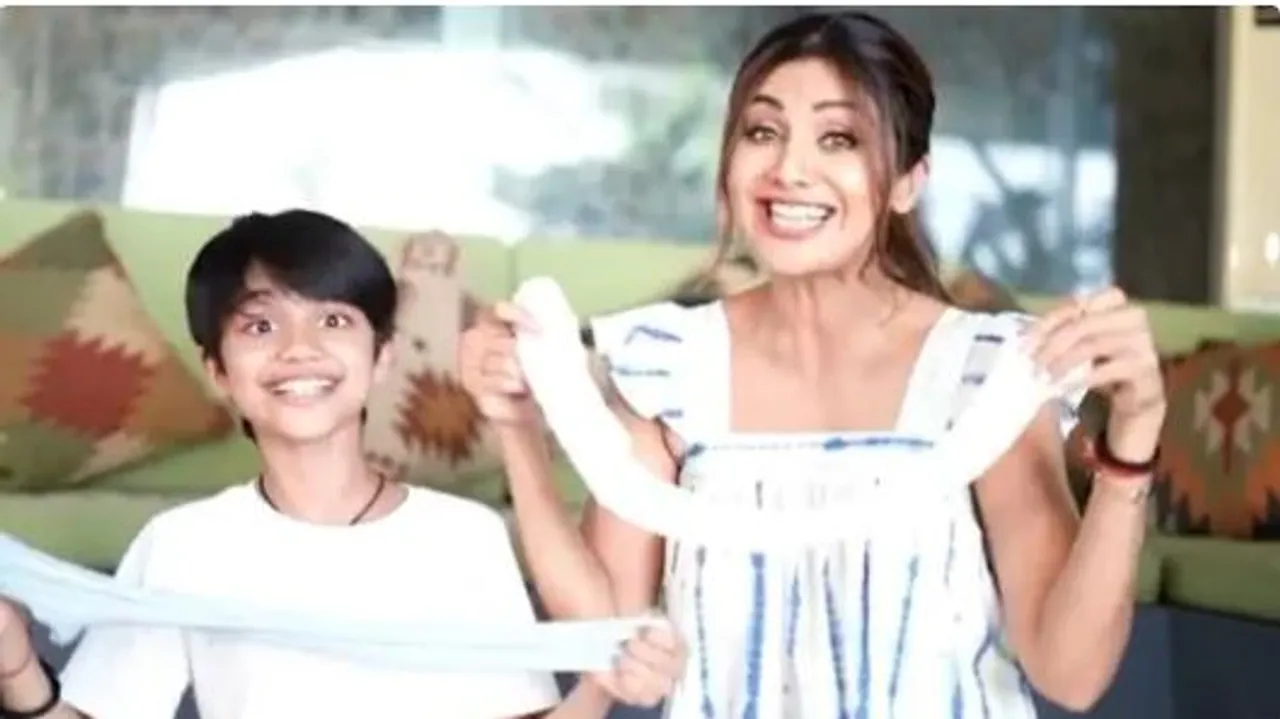  This is how Shilpa Shetty celebrates National Children’s Day with son Viaan [watch]
