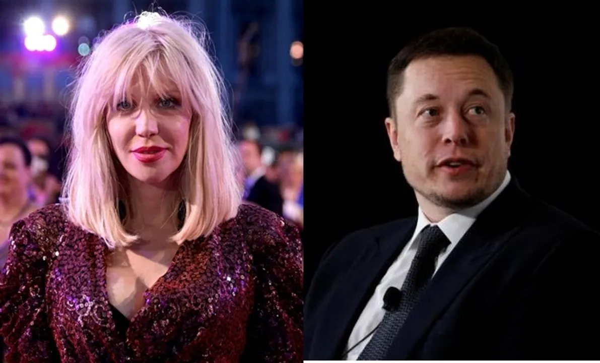  Courtney Love says she has Elon Musk's private emails.(photo:wikipedia) 
