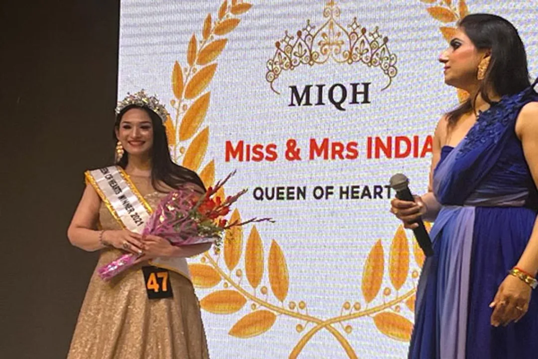  Odisha's Smita Kanungo wins at Mrs and Miss India Queen of Hearts contest