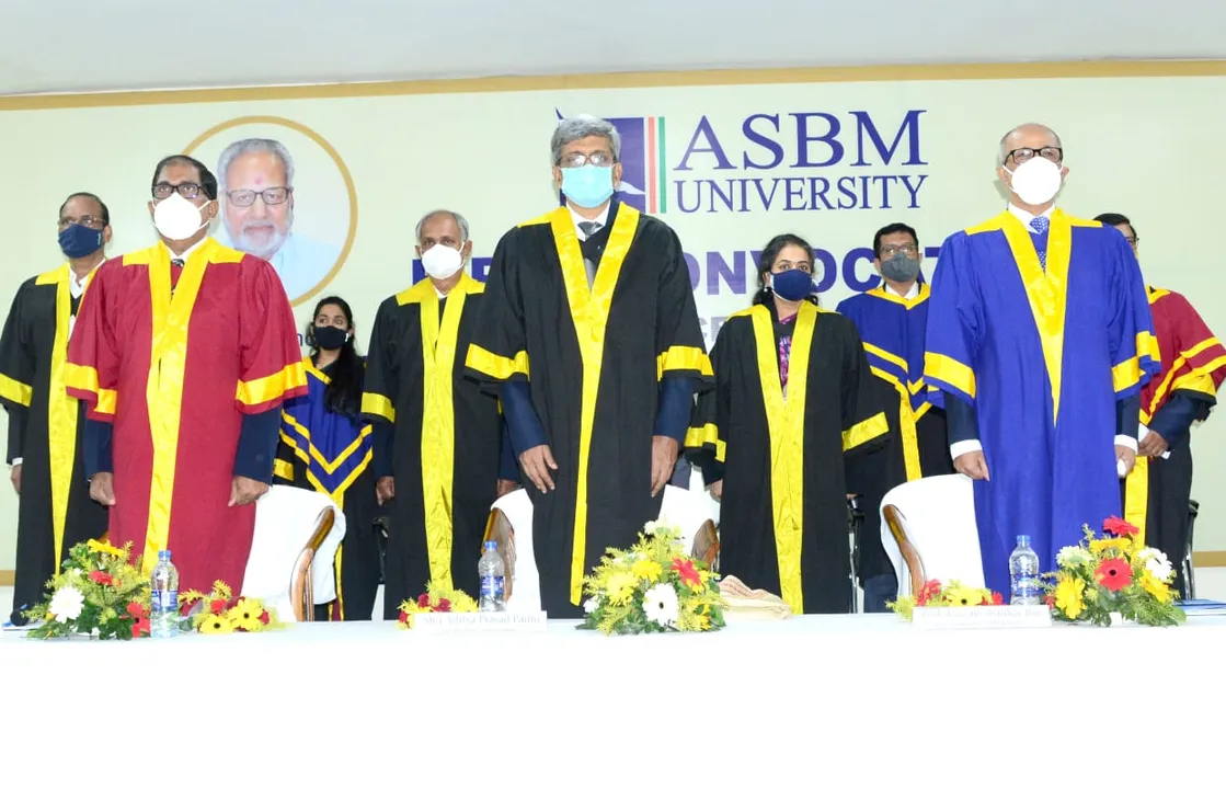  ASBM University hosts 1st convocation; 4 students receive gold medals