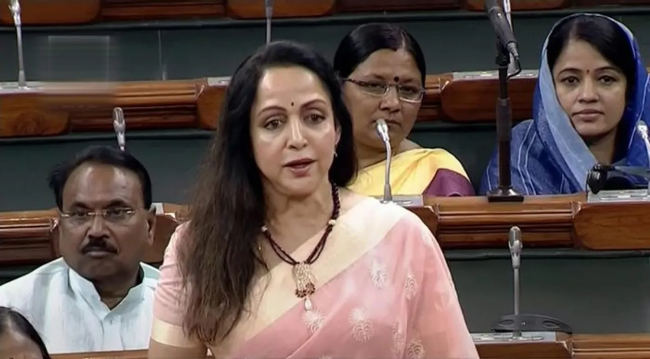  BJP MP Hema Malini wants grand Krishna temple in Mathura