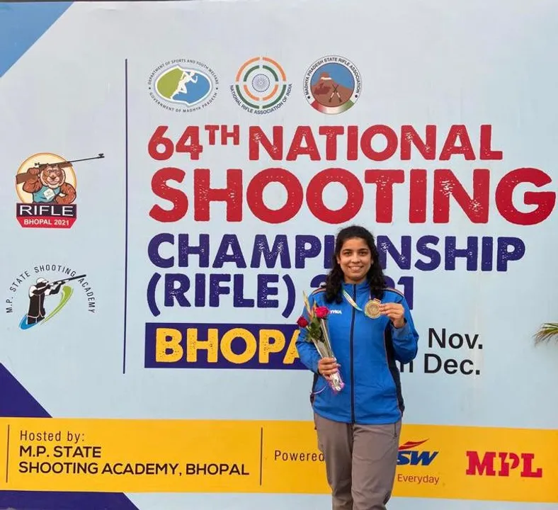 Shriyanka Sadangi from Odisha wins Gold at 64th National Shooting Championship