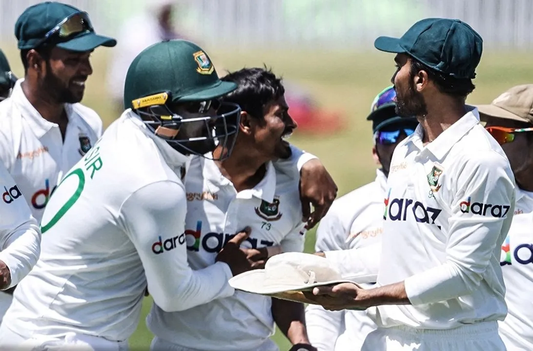  Bangladesh secure historic eight-wicket win over New Zealand in 1st Test.(photo:ICC twitter) 