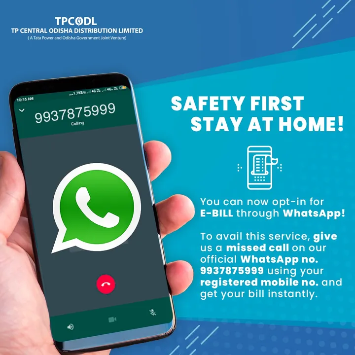  Now, generate electricity bill on WhatsApp; service launched in Odisha