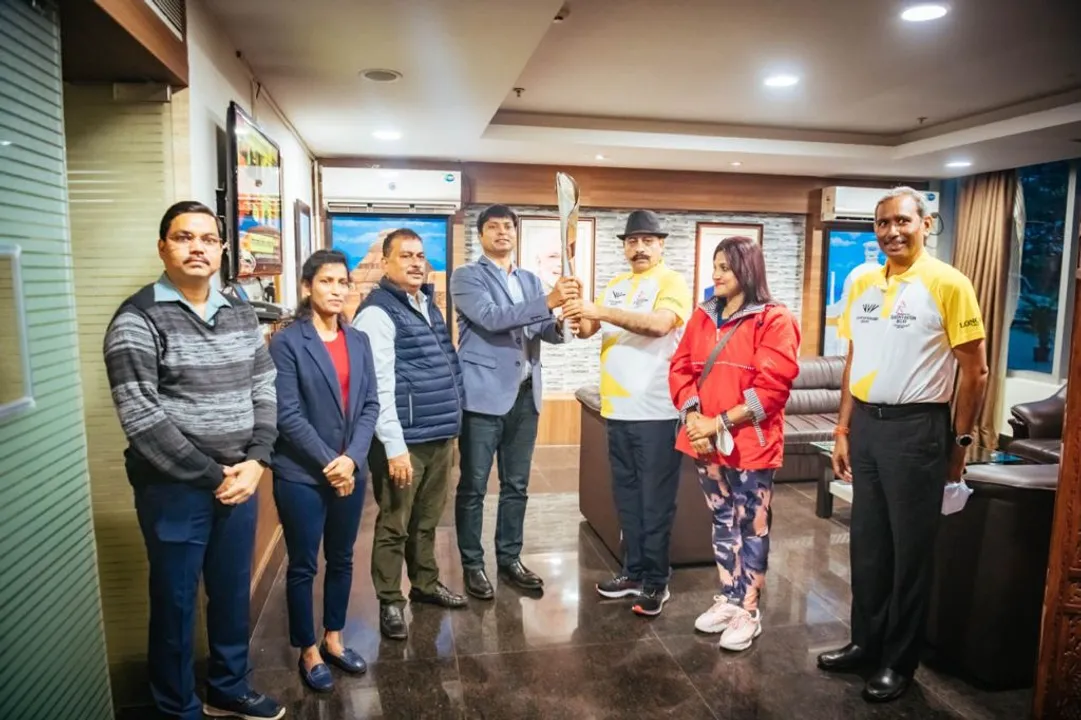  2022 Commonwealth Games Queen's Baton arrives in Bhubaneswar