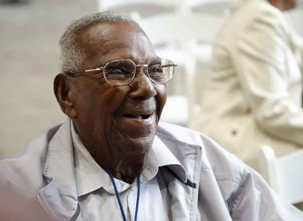  Lawrence Brooks, the oldest World War II veteran in the United States.(photo:www.nationalww2museum.org) 