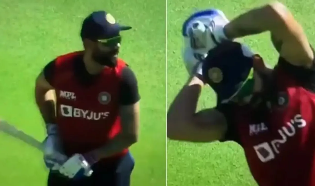  Watch: Injured Virat Kohli receives throwdowns from Team India coach Rahul Dravid