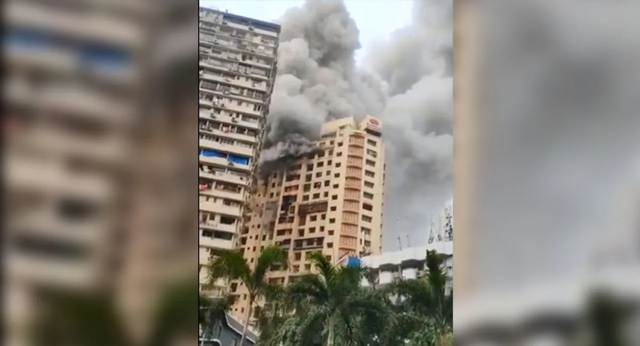  2 dead, 13 others injured as fire engulfs 18th floor of Mumbai building