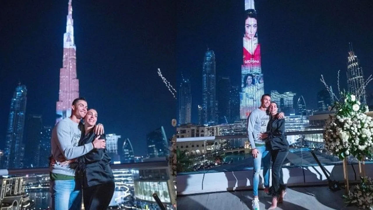  Cristiano Ronaldo lights up Dubai's Burj Khalifa on girlfriend's birthday; here's how much he spent