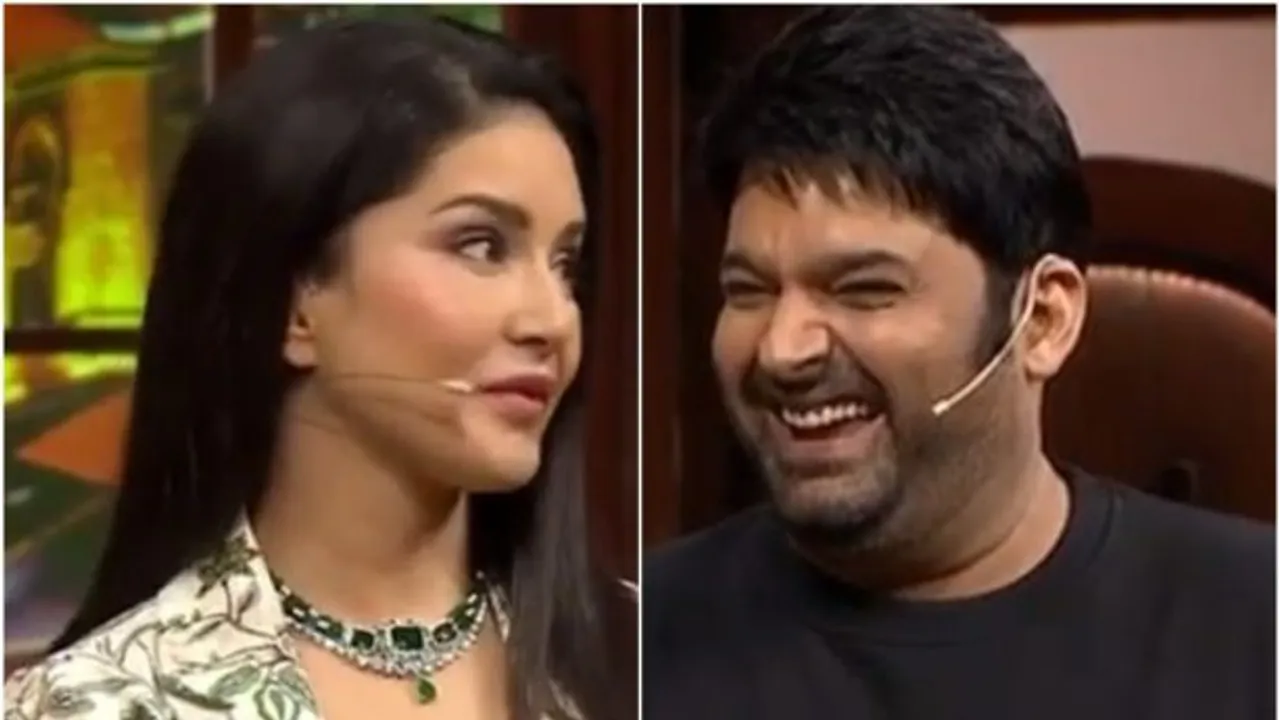  Actress Sunny Leone shares experience of being a mother on 'The Kapil Sharma Show'