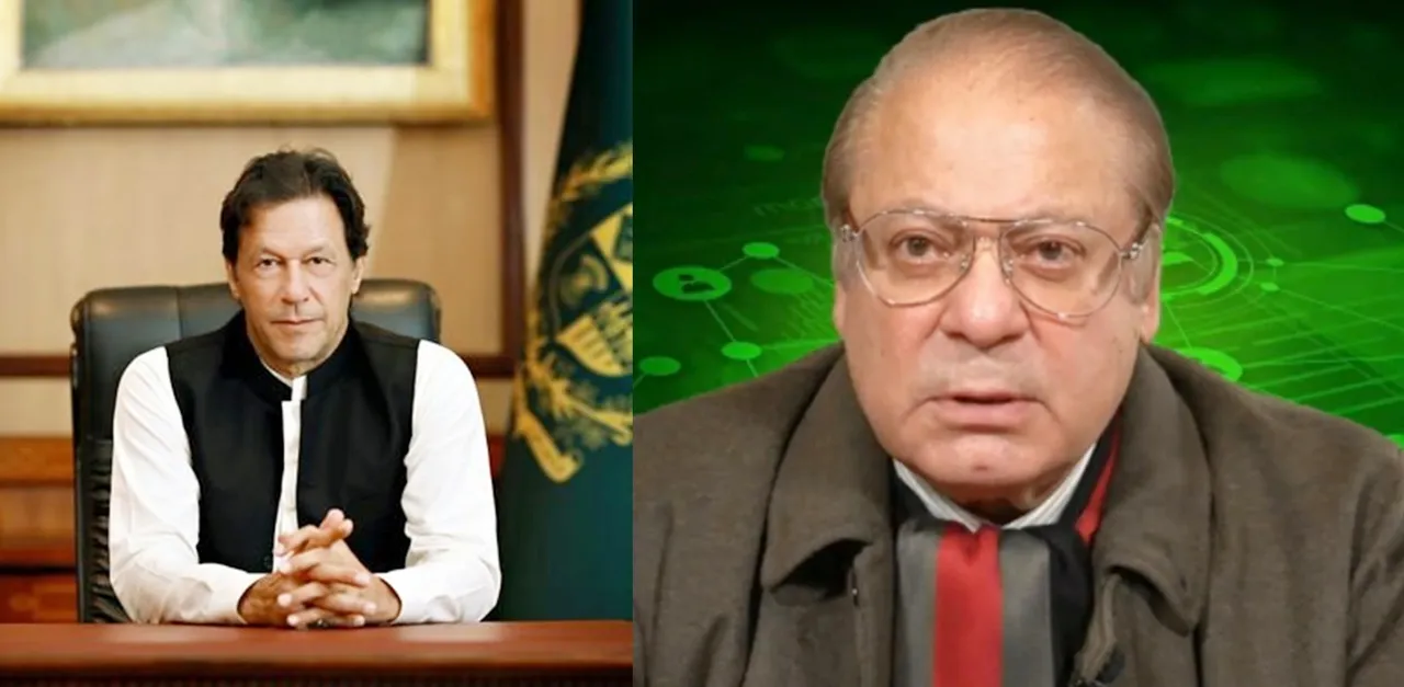  Imran Khan and Nawaz Sharif. 