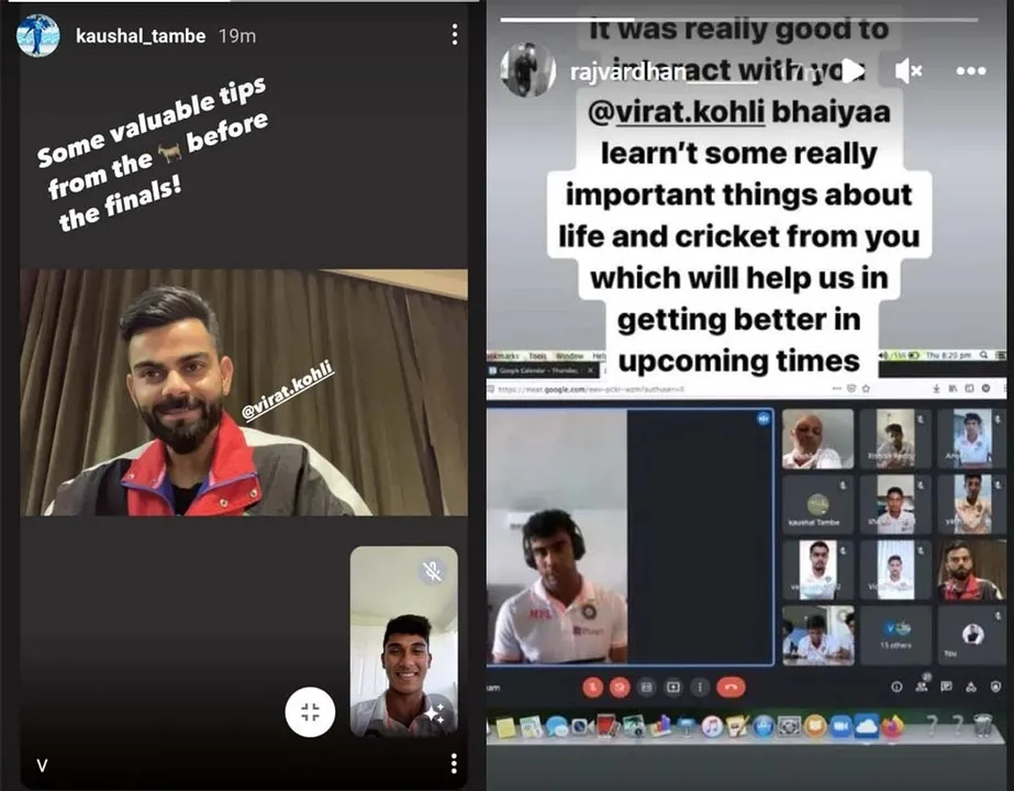  U-19 World Cup: Kohli interacts with India cricketers ahead of final 