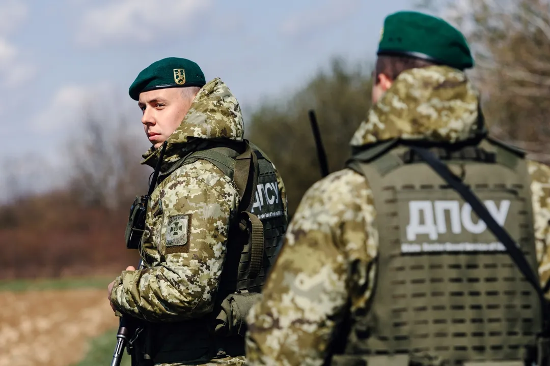  Ukrainian border patrol troops guard the country's border to Hungary on Wednesday. Moscow is warning countries not to supply weapons to Kiev, amid an escalation in the conflict in eastern Ukraine. Photo: -/Ukrinform/dpa/IANS 