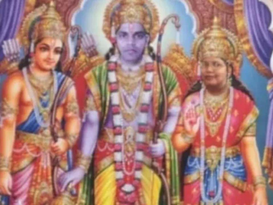  BHU professor sparks controversy as he puts his picture on Lord Ram's painting