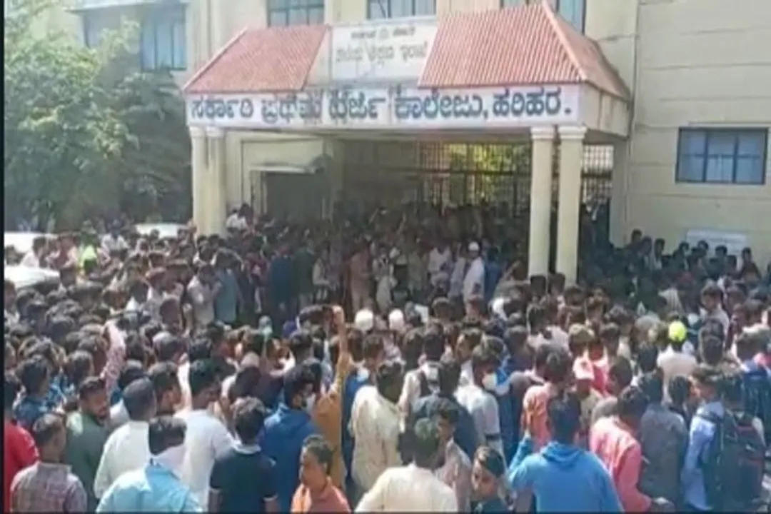  Hijab row: Teargas fired in Karnataka college campus, curfew in one more district