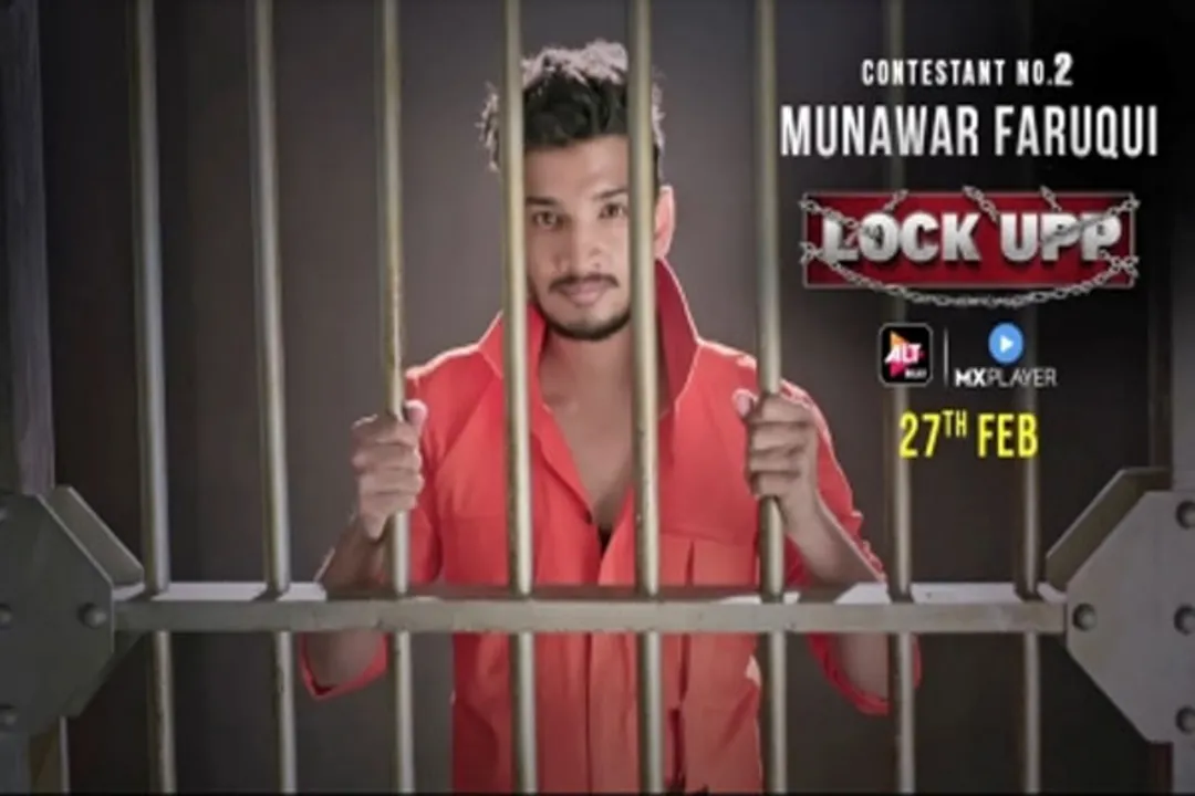  Munawar Faruqui imprisoned as contestant in Kangana Ranaut's reality show 'Lock Upp' 