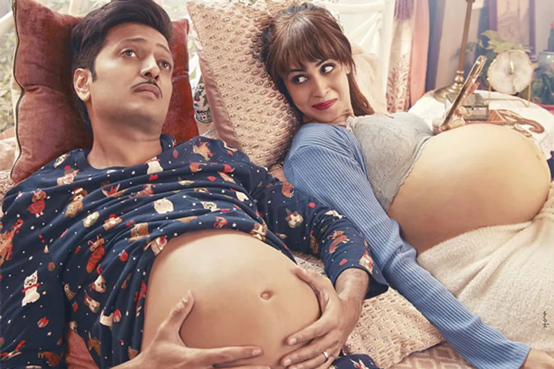  First look of Riteish, Genelia starrer ‘Mister Mummy’ shows the couple flaunting pregnant bellies
