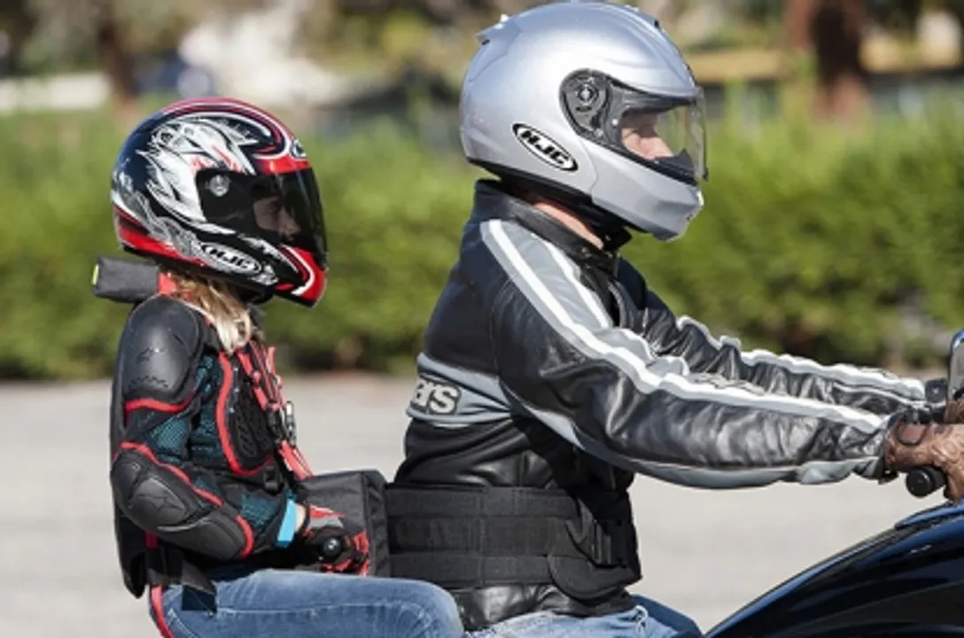  Helmet mandatory for children below 4 years of age riding pillion on 2-wheeler