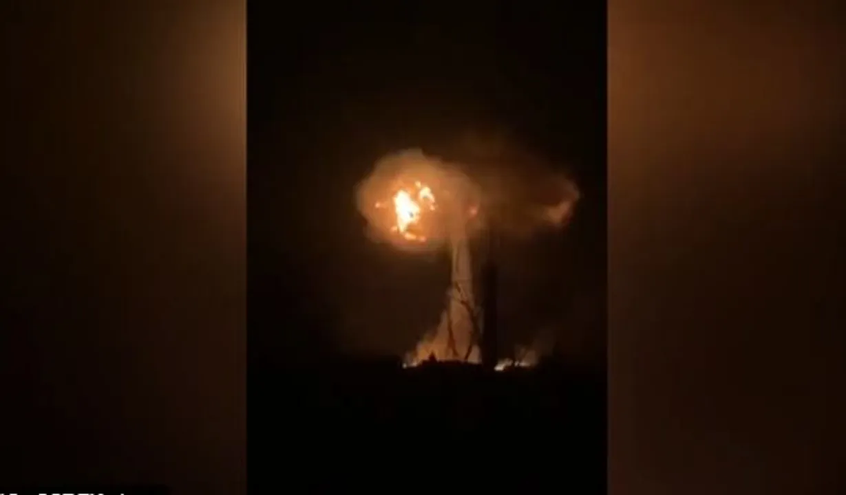  Watch: Gas pipeline explodes in eastern Ukrainian city of Kharkiv