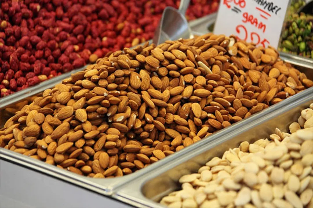  Snack on almonds for better skin health