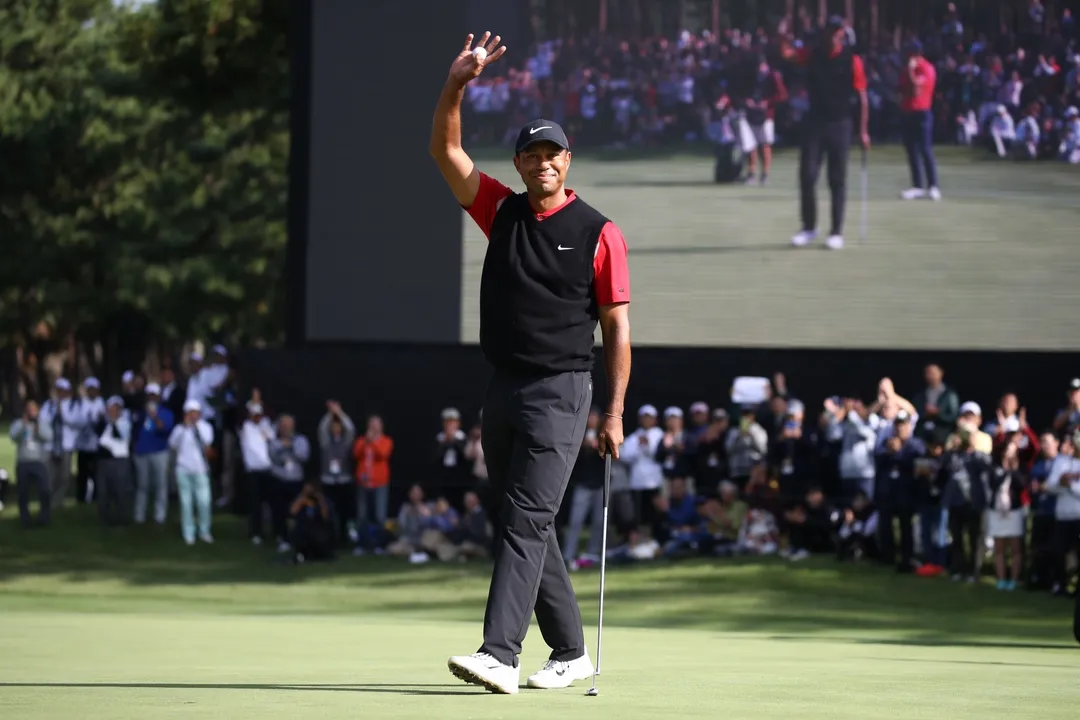  Golfer Tiger Woods. 