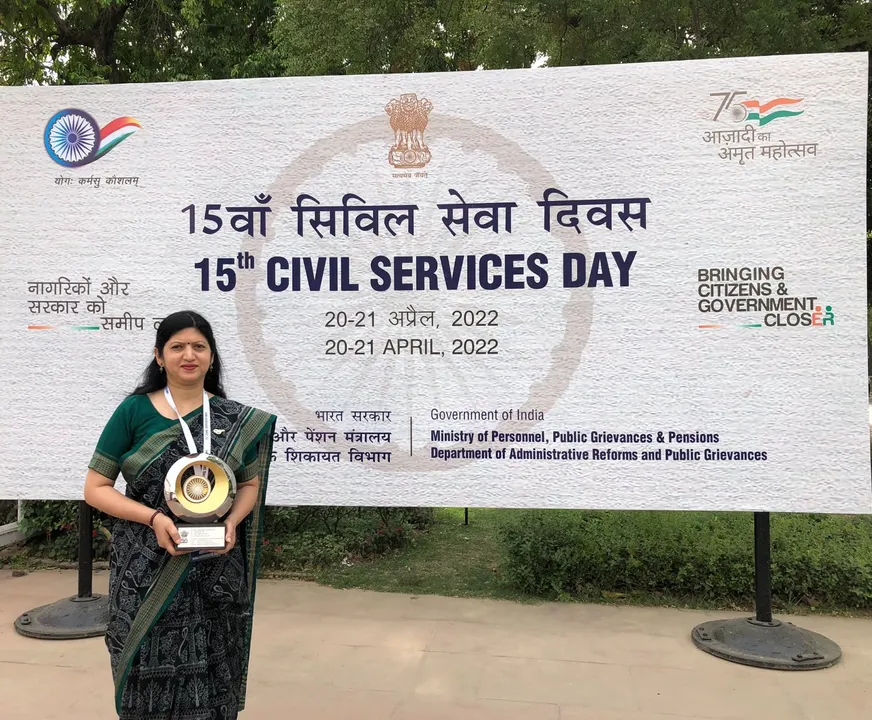  Odisha cadre IAS Usha Padhee receives PM award for Excellence in Public Administration