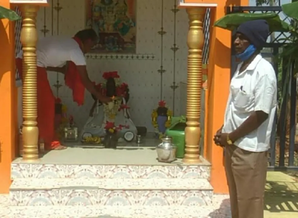  Amid communal tensions, Muslim man in Karnataka builds Lord Ganesha temple from his pension money