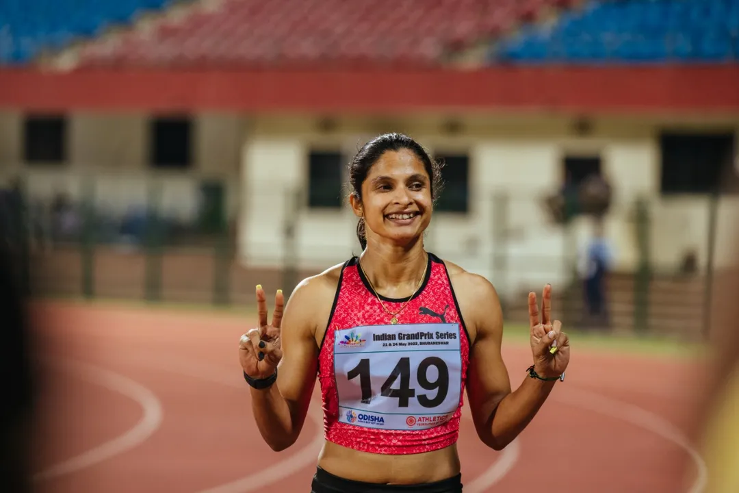  Sprinter Srabani Nanda wins 200m race in Indian Grand Prix 3 Athletics Competition