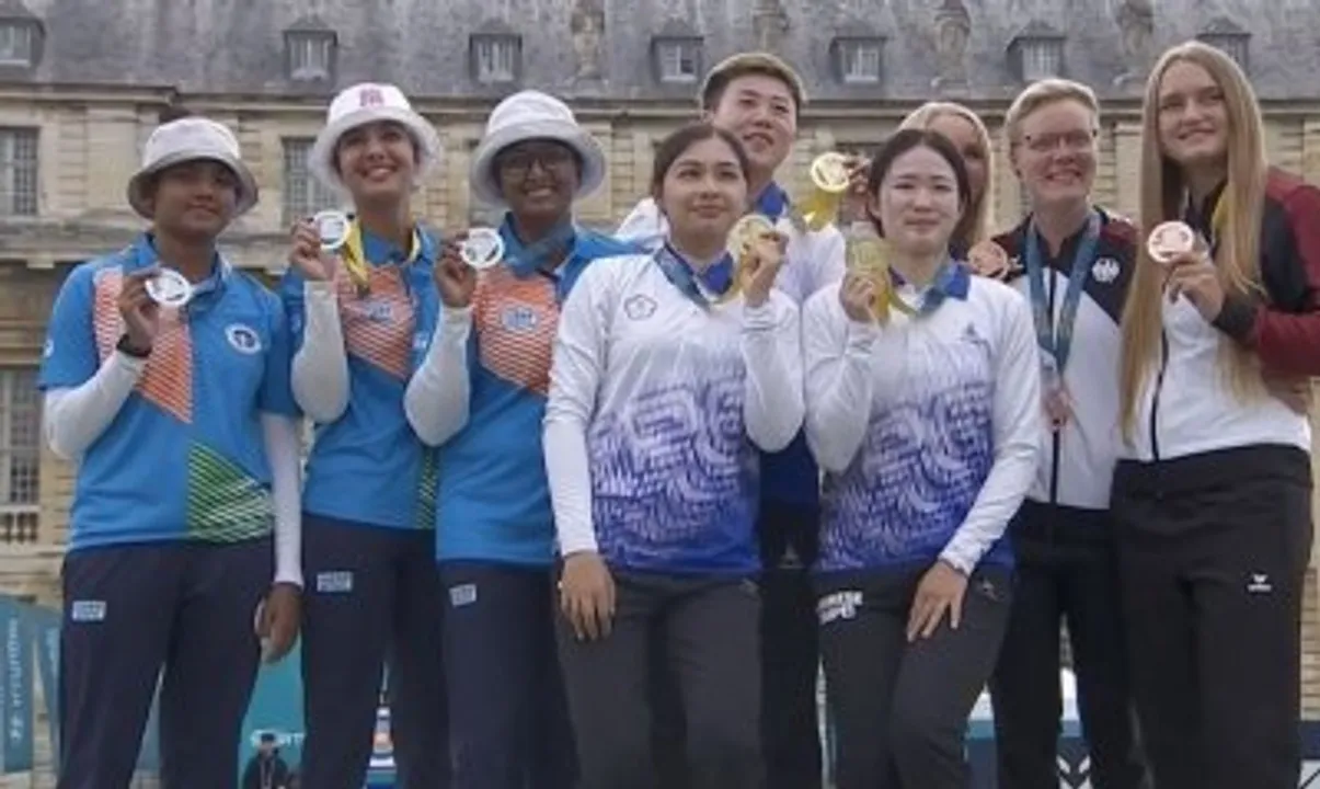  Archery World Cup 2022: India women settle for silver in recurve team event