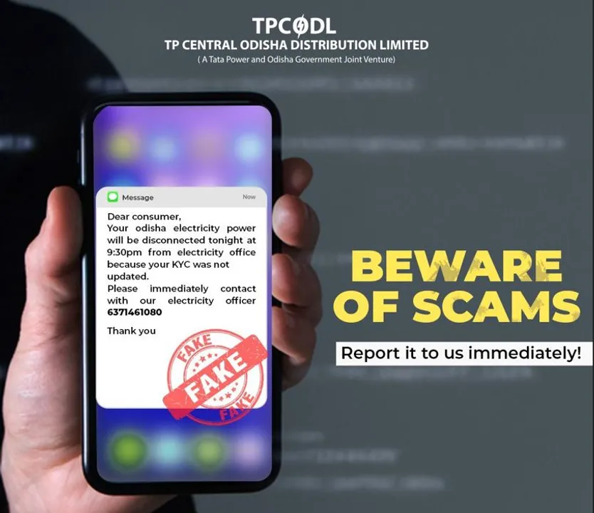  Beware of fraud SMSes, connect customer care centre only, advises TPCODL