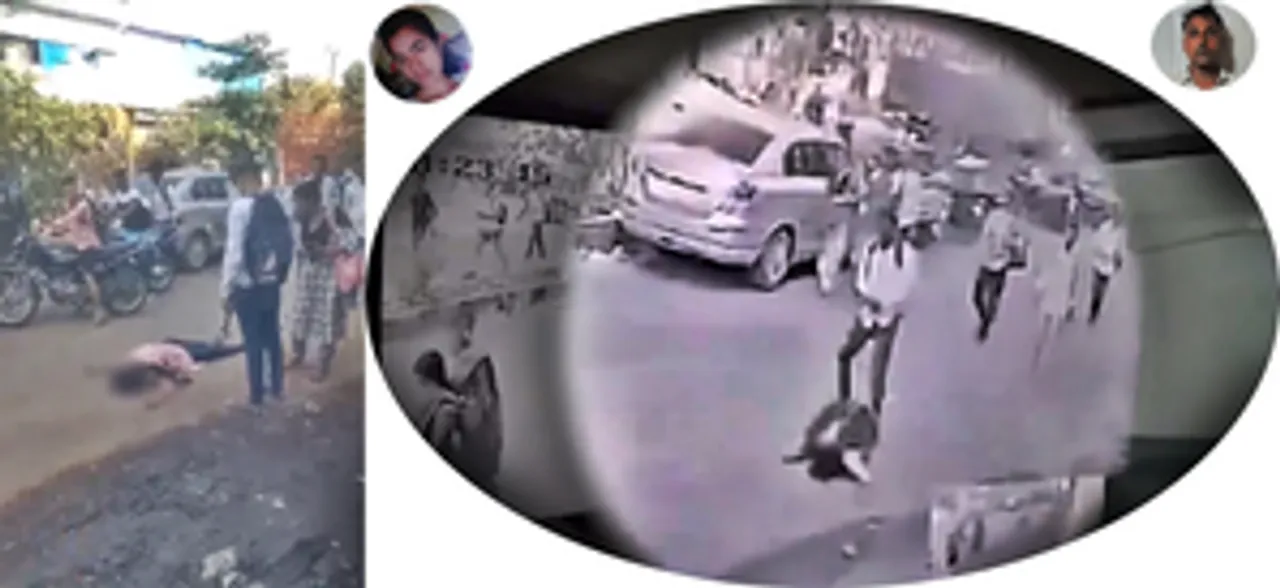  Palghar horror: Man clobbers woman with wrench on street, people click videos