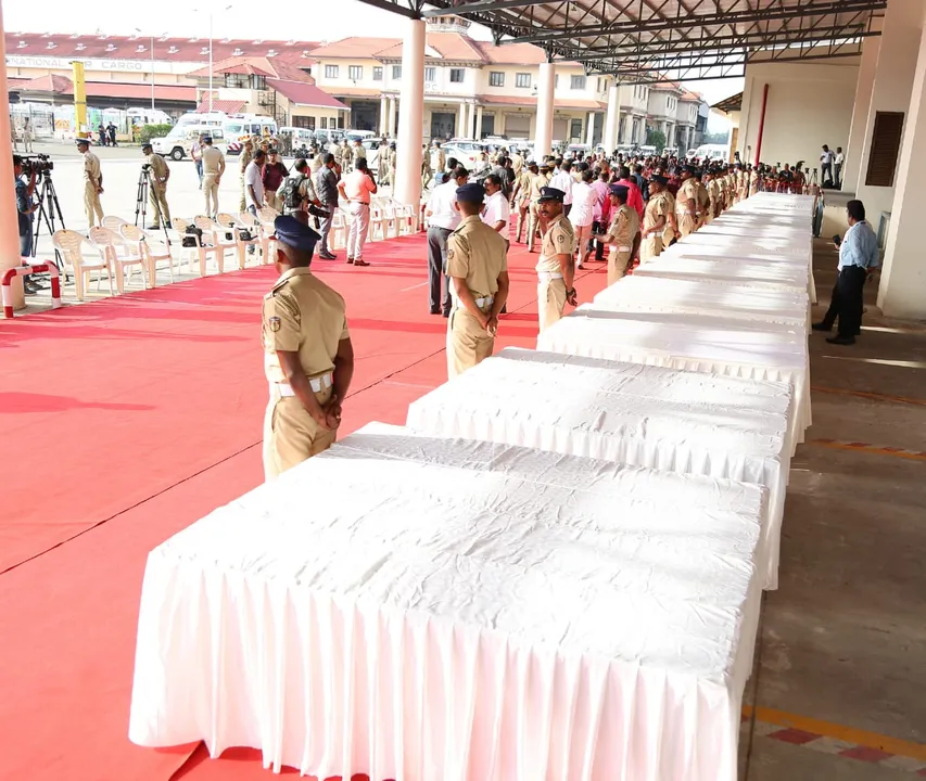  Kuwait fire tragedy: Plane carrying mortal remains of 45 Indians lands in Kerala