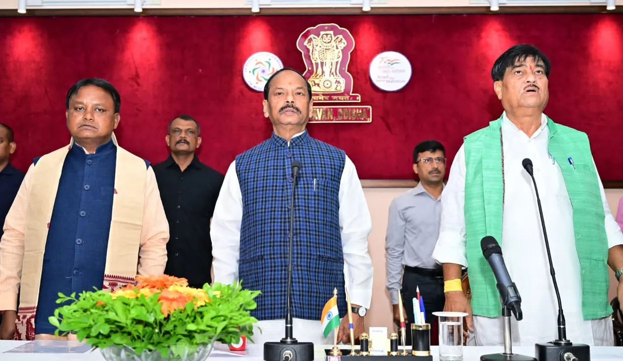  Ranendra Pratap Swain sworn in as Pro-tem Speaker of Odisha Assembly