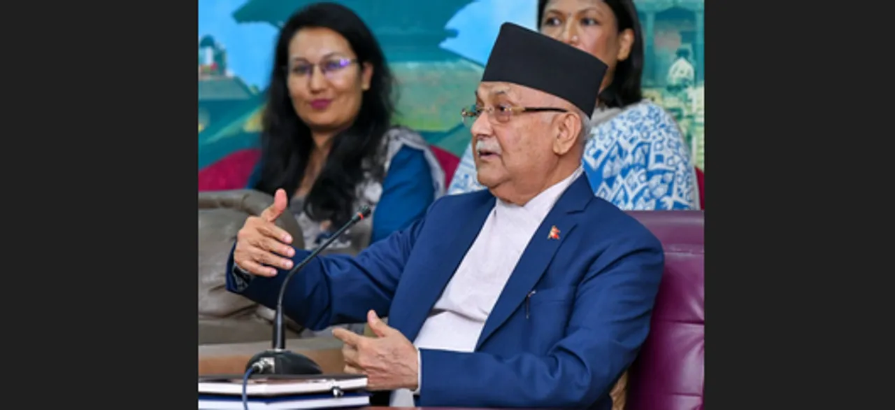 KP Sharma Oli sworn in as Nepal's new Prime Minister