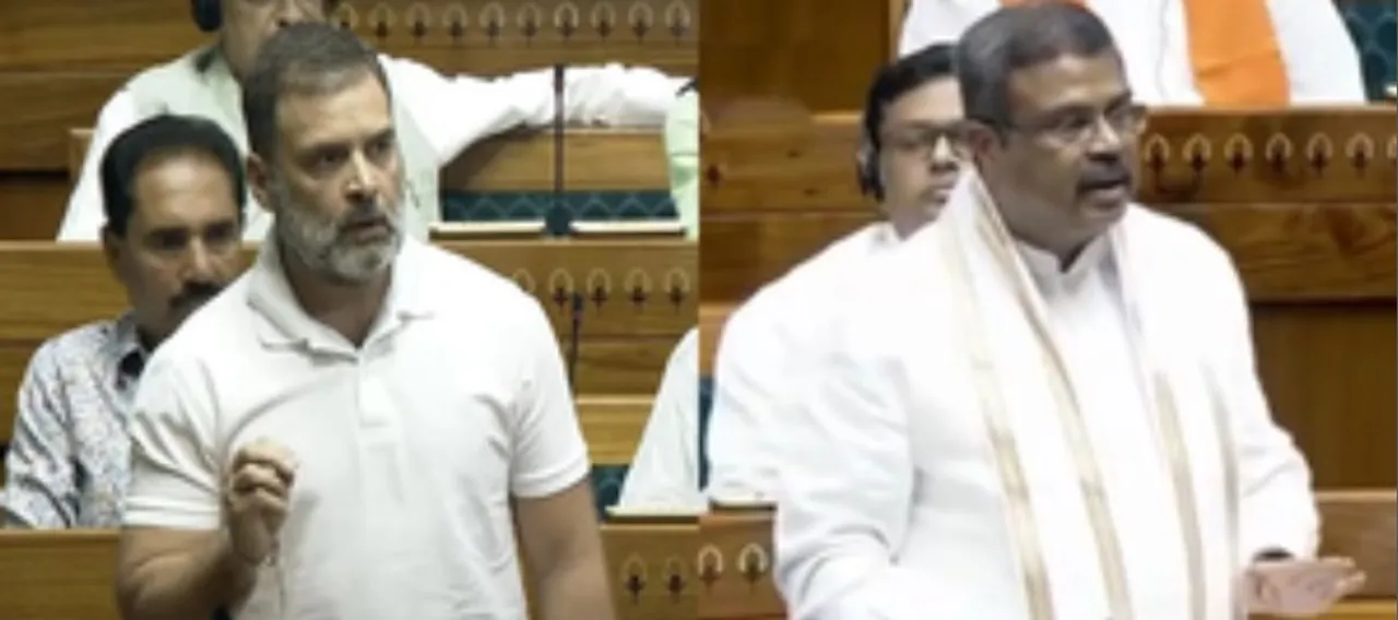  NEET showdown in Parliament: Akhilesh, Rahul question exam system; Education Minister responds