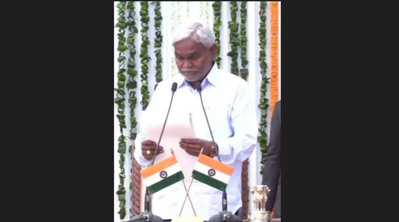  Jharkhand Cabinet expansion: Champai Soren, 10 others take oath; CM's brother dropped