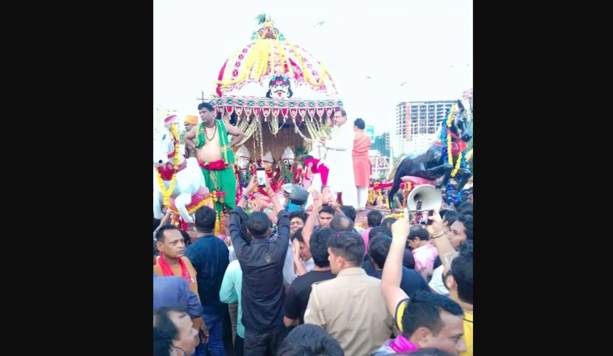  Jagannath temple at Noida hosts Car festival