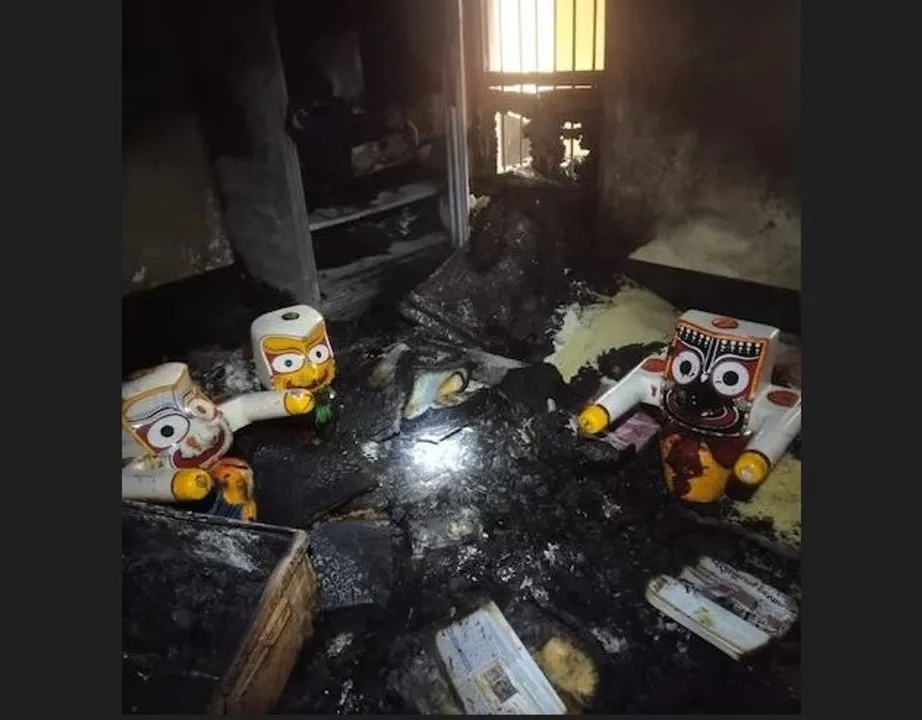  Lord Jagannath, sibling deities' idols burnt; temple vandalized in chaos-stricken Bangladesh