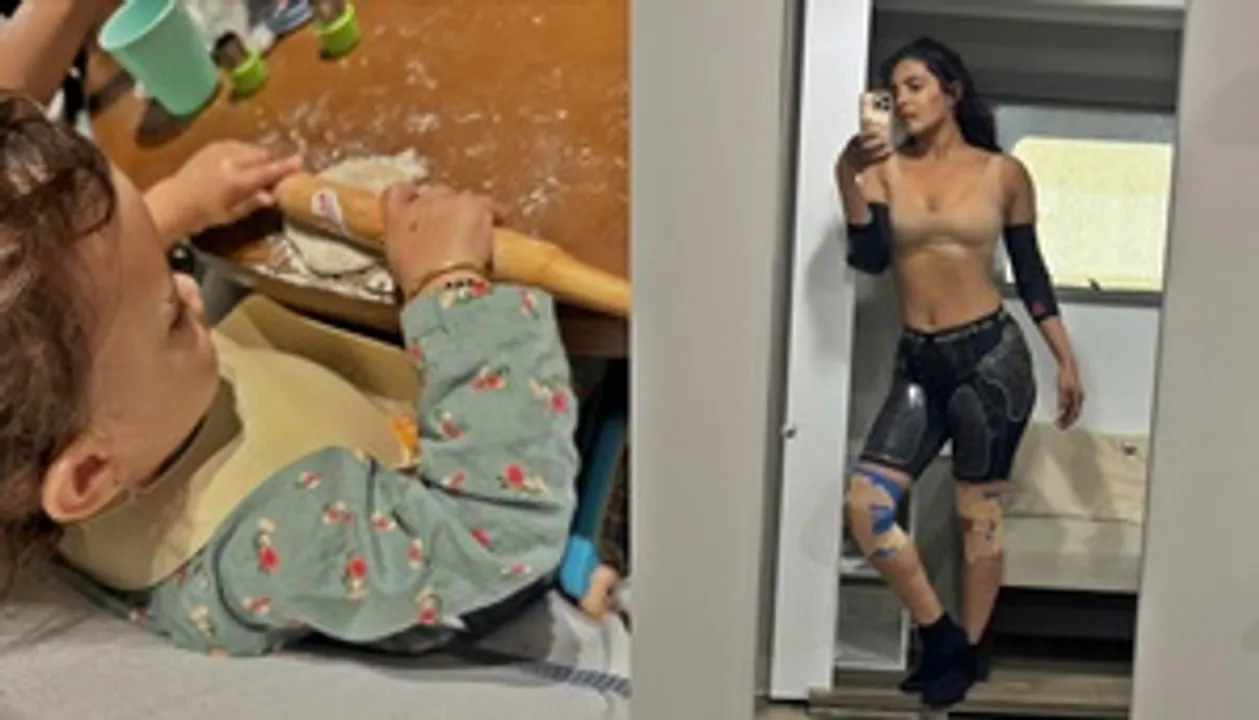  Priyanka Chopra's daughter Malti Marie's 'roti making' skill is commendable