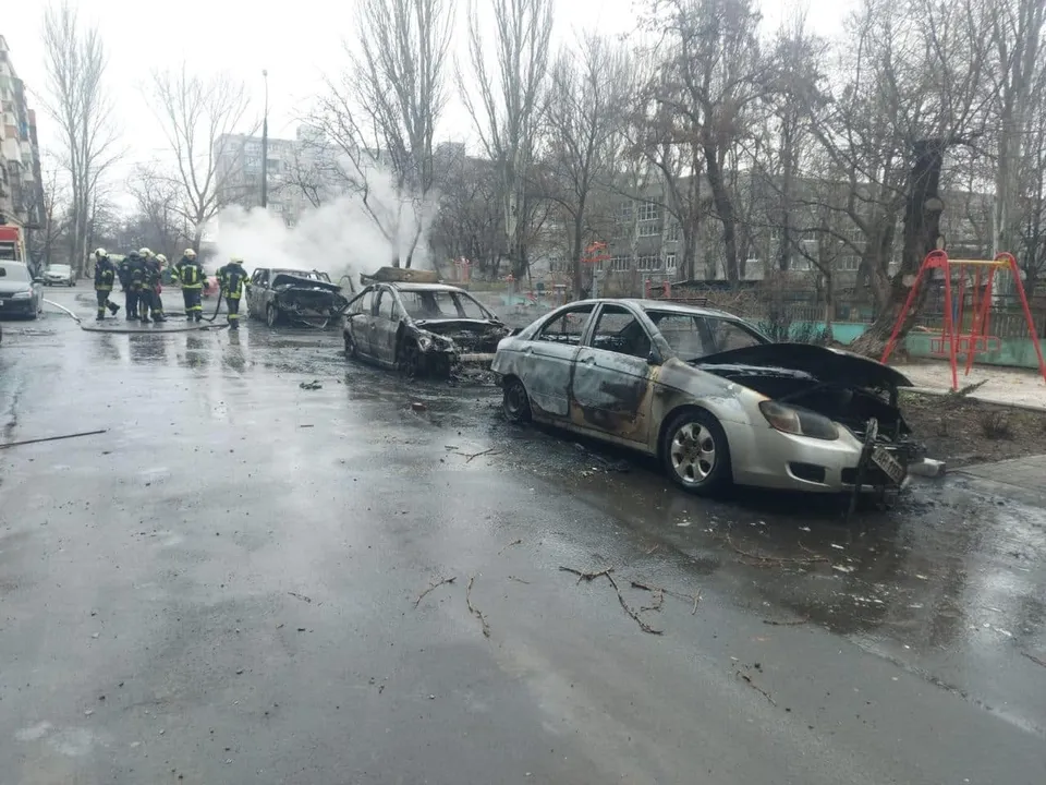  Destruction in Ukraine's Mariupol city.(photo: www.facebook.com/mariupolrada.gov.ua) 