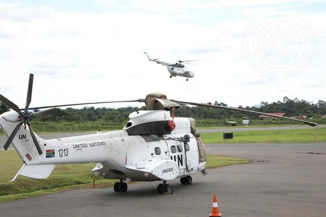  Six Pakistani UN peacekeepers killed when copter goes down in DRC 