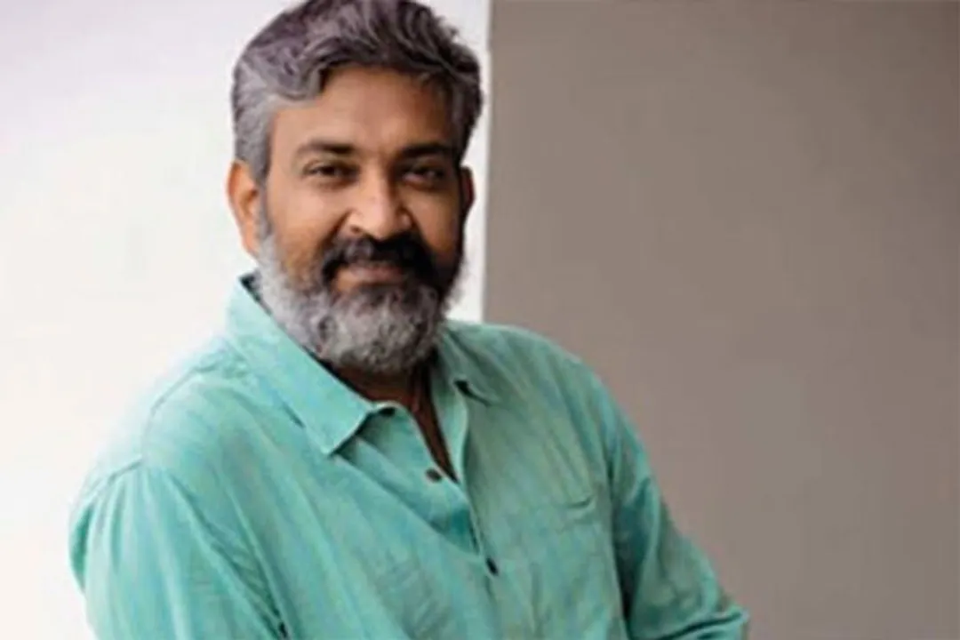  Rajamouli gets emotional as he speaks about Chiranjeevi at 'RRR' event