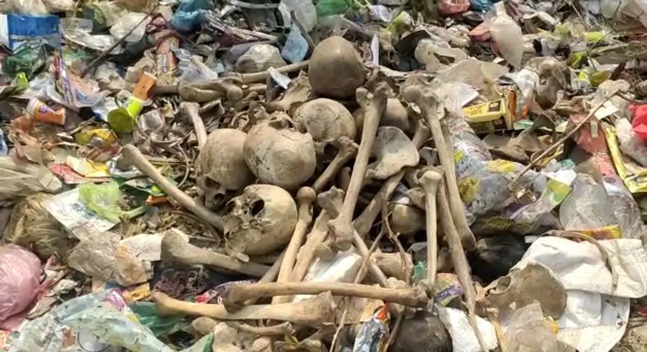  Over a dozen human skulls found dumped in Bhubaneswar
