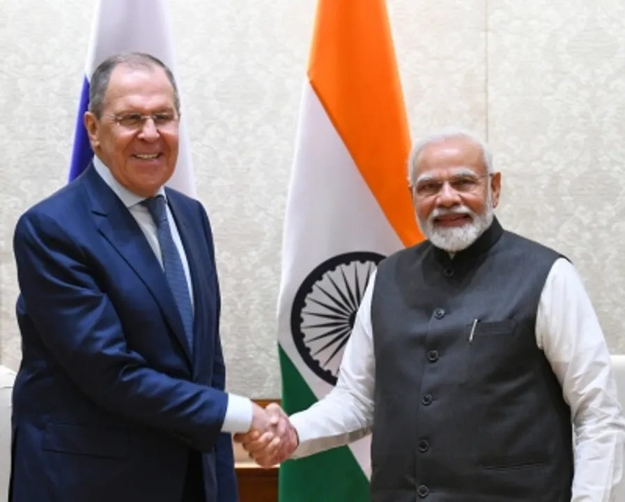  Russian Foreign Minister meets Modi, says US pressure won't affect India-Russia relationship